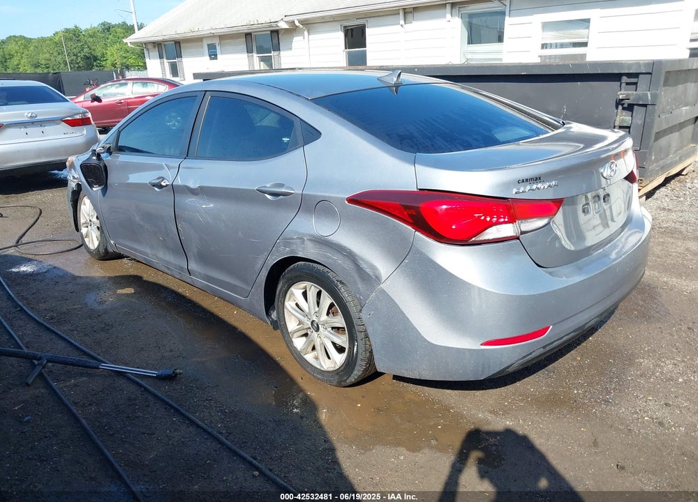 2014 HYUNDAI ELANTRA VIN: KMHDH4AE8EU166144
