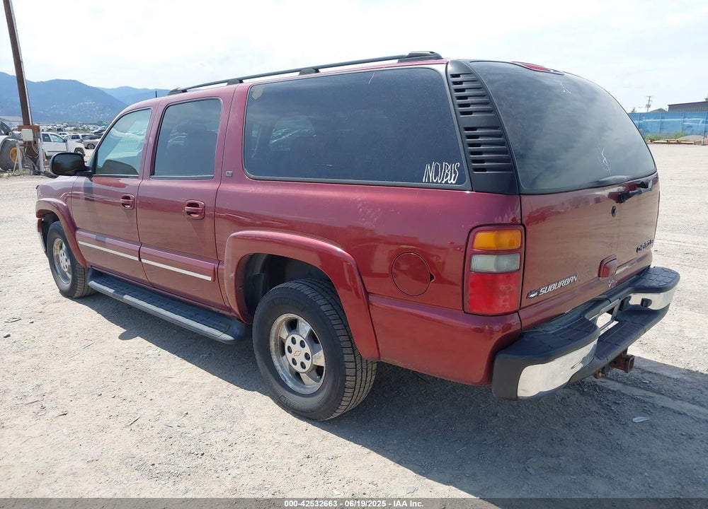 2003 CHEVROLET SUBURBAN 1500 LT VIN: 1GNFK16Z73J201741
