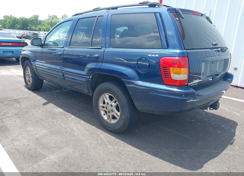2000 JEEP GRAND CHEROKEE LIMITED VIN: 1J4GW58N9YC138683