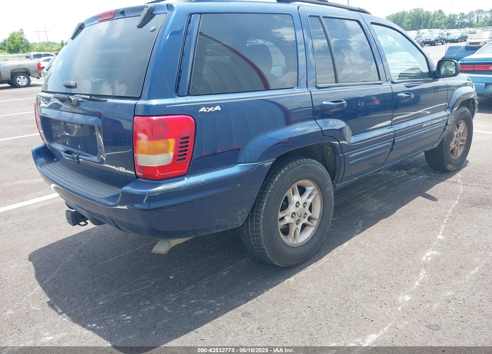 2000 JEEP GRAND CHEROKEE LIMITED VIN: 1J4GW58N9YC138683