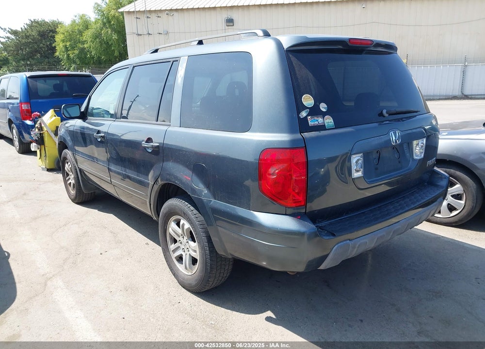 2005 HONDA PILOT EX-L VIN: 2HKYF18705H547837