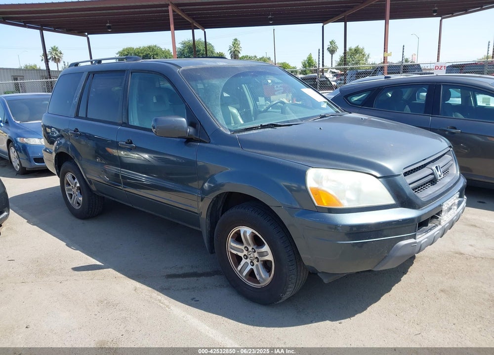 2005 HONDA PILOT EX-L VIN: 2HKYF18705H547837