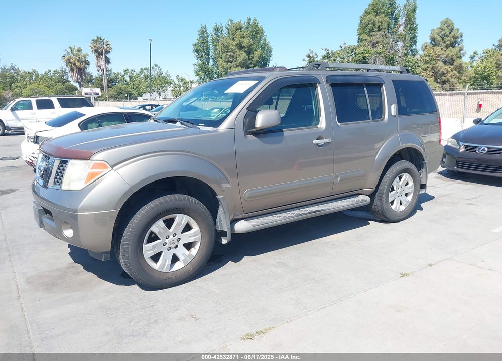 2006 NISSAN PATHFINDER VIN: 5N1AR18U96C621392