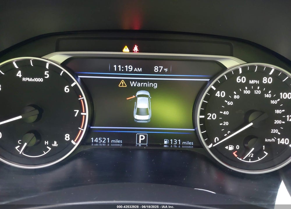 2025 NISSAN ALTIMA SV FWD VIN: 1N4BL4DV8SN364434