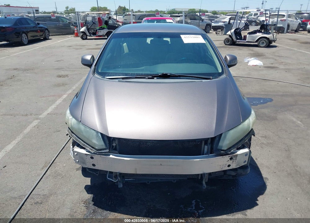 2013 HONDA CIVIC VIN: 19XFB2F57DE098833