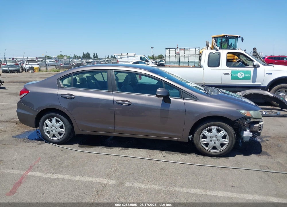 2013 HONDA CIVIC VIN: 19XFB2F57DE098833