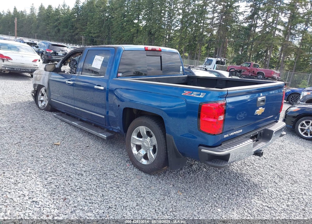 2015 CHEVROLET SILVERADO 1500 1LZ/2LZ VIN: 3GCUKSEC6FG226705