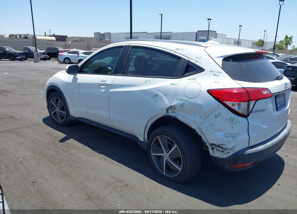 2022 HONDA HR-V 2WD EX VIN: 3CZRU5H54NM707724