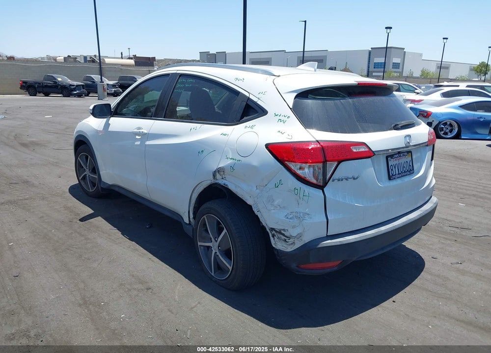2022 HONDA HR-V 2WD EX VIN: 3CZRU5H54NM707724