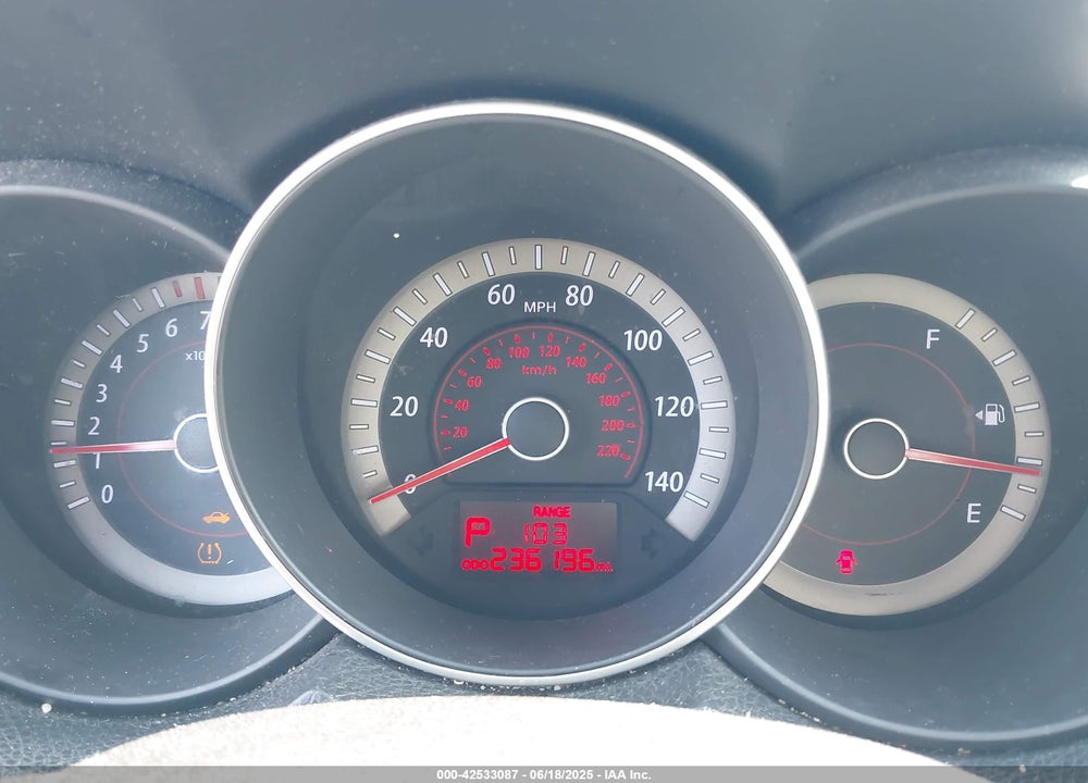 2012 KIA FORTE EX VIN: KNAFU4A27C5566697