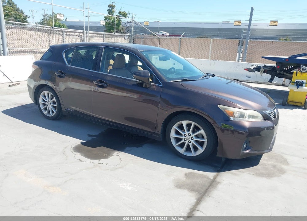 2012 LEXUS CT 200H PREMIUM VIN: JTHKD5BH9C2112056