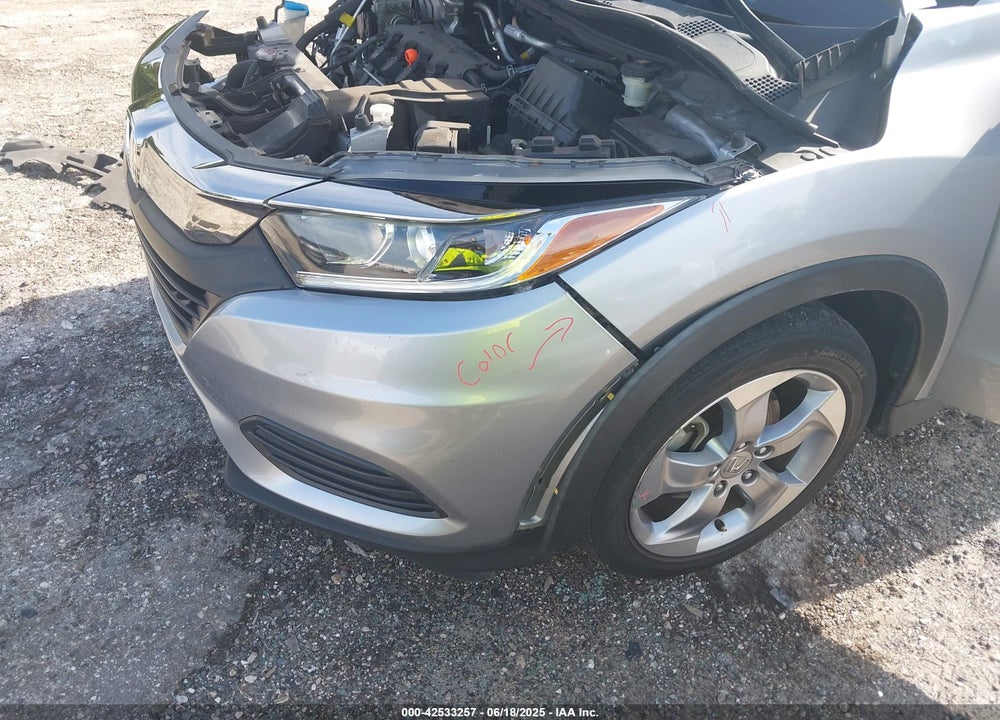 2021 HONDA HR-V 2WD LX VIN: 3CZRU5H38MM711014
