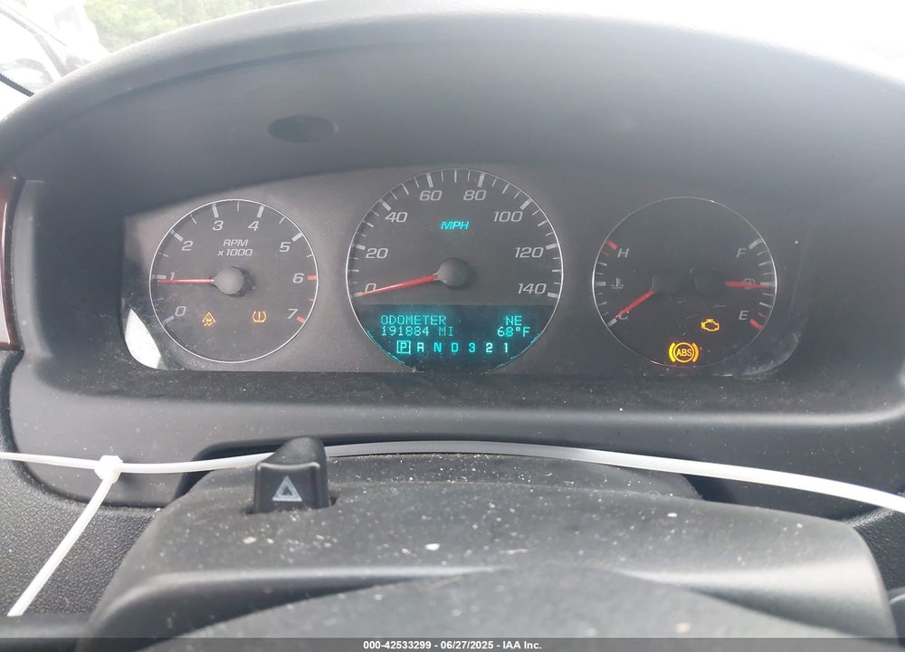 2007 CHEVROLET IMPALA VIN: 2G1WU58R279128098