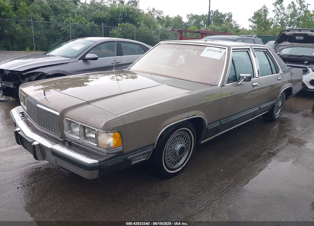 1988 MERCURY GRAND MARQUIS LS VIN: 2MEBM75F1JX642134