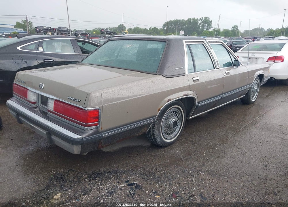 1988 MERCURY GRAND MARQUIS LS VIN: 2MEBM75F1JX642134
