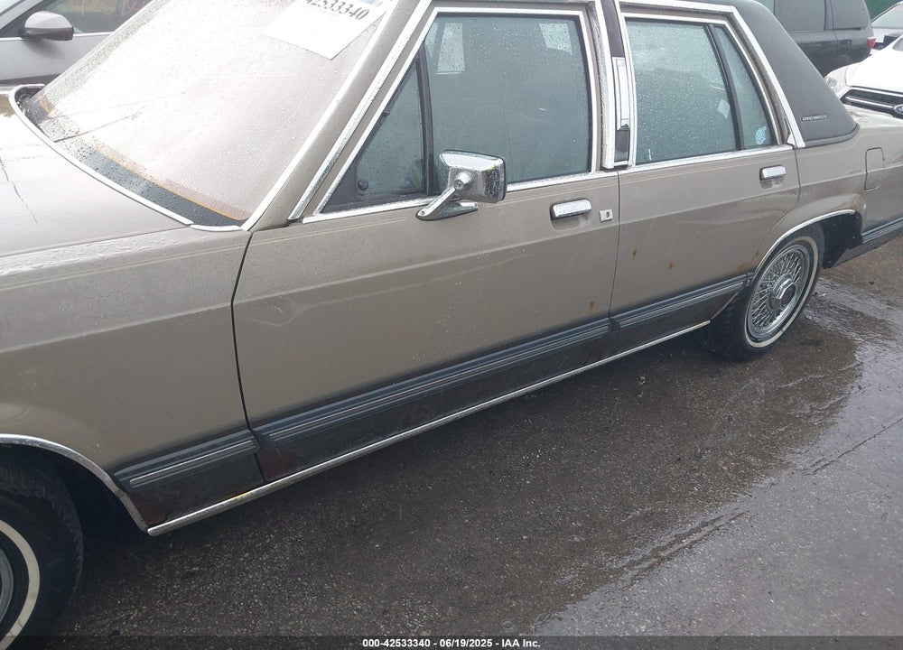 1988 MERCURY GRAND MARQUIS LS VIN: 2MEBM75F1JX642134