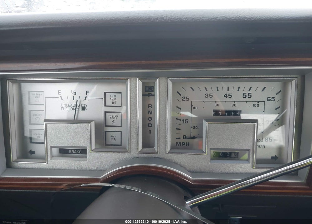 1988 MERCURY GRAND MARQUIS LS VIN: 2MEBM75F1JX642134