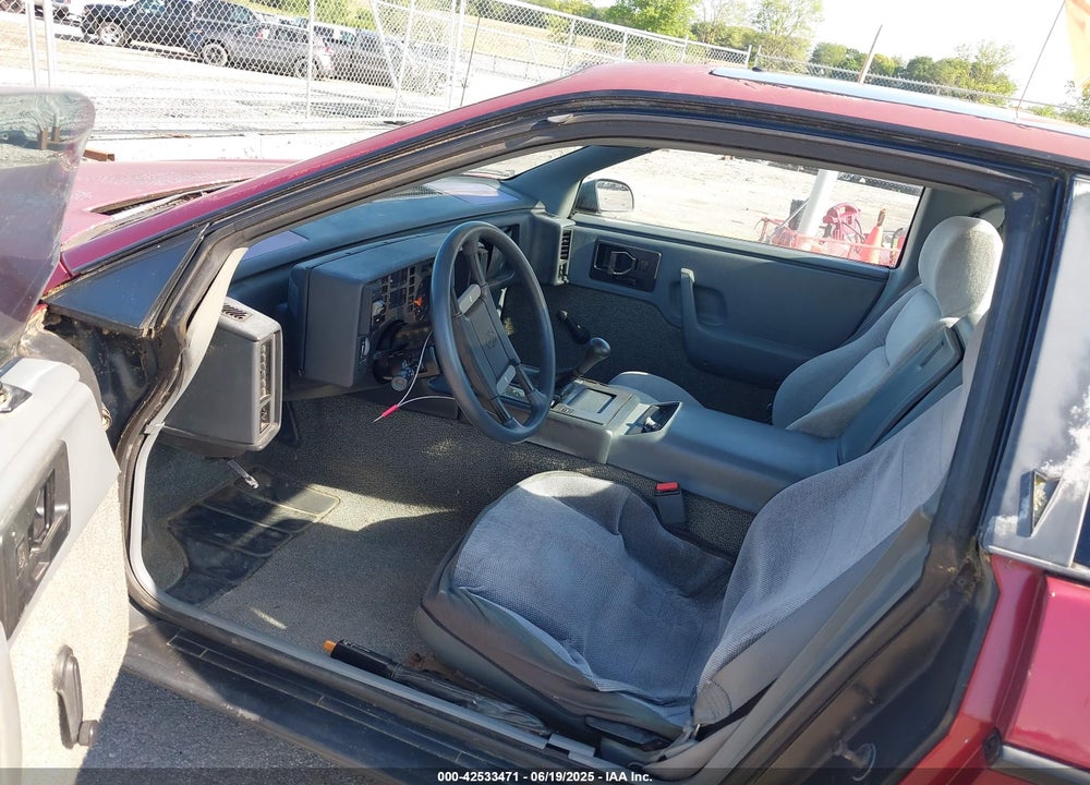 1987 PONTIAC FIERO VIN: 1G2PE11R3HP239147