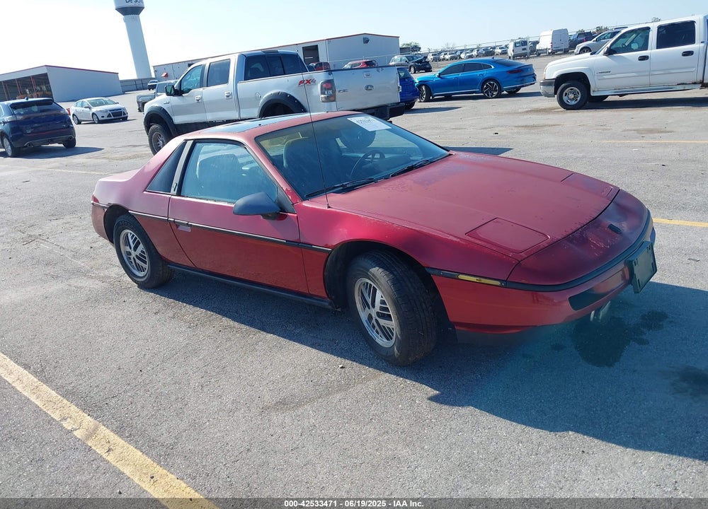 1987 PONTIAC FIERO VIN: 1G2PE11R3HP239147