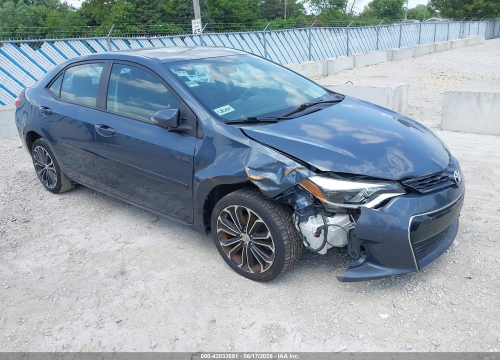 2015 TOYOTA COROLLA S PLUS VIN: 2T1BURHEXFC270269
