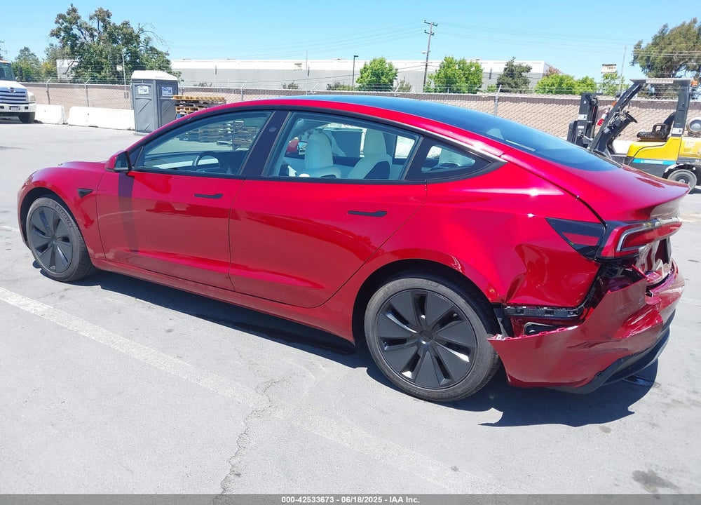 2025 TESLA MODEL 3 VIN: 5YJ3E1EA6SF917745
