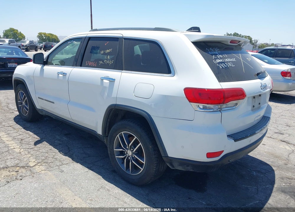2017 JEEP GRAND CHEROKEE VIN: 1C4RJEBG9HC888382