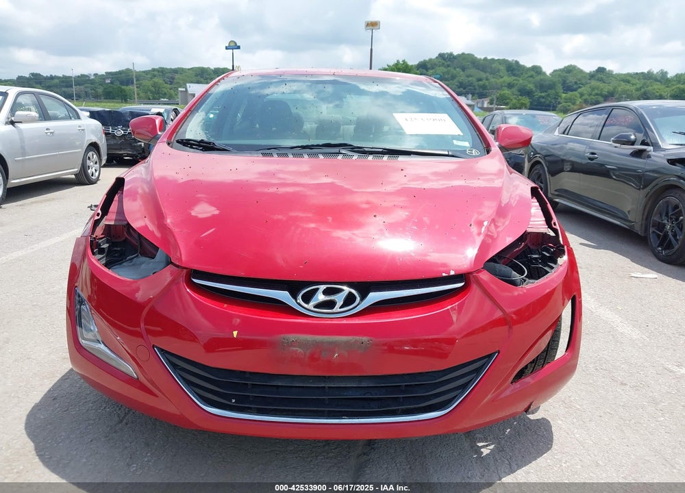 2016 HYUNDAI ELANTRA VIN: KMHDH4AE0GU519821