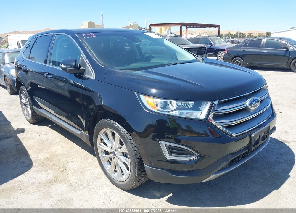 2017 FORD EDGE TITANIUM VIN: 2FMPK4K93HBB52484