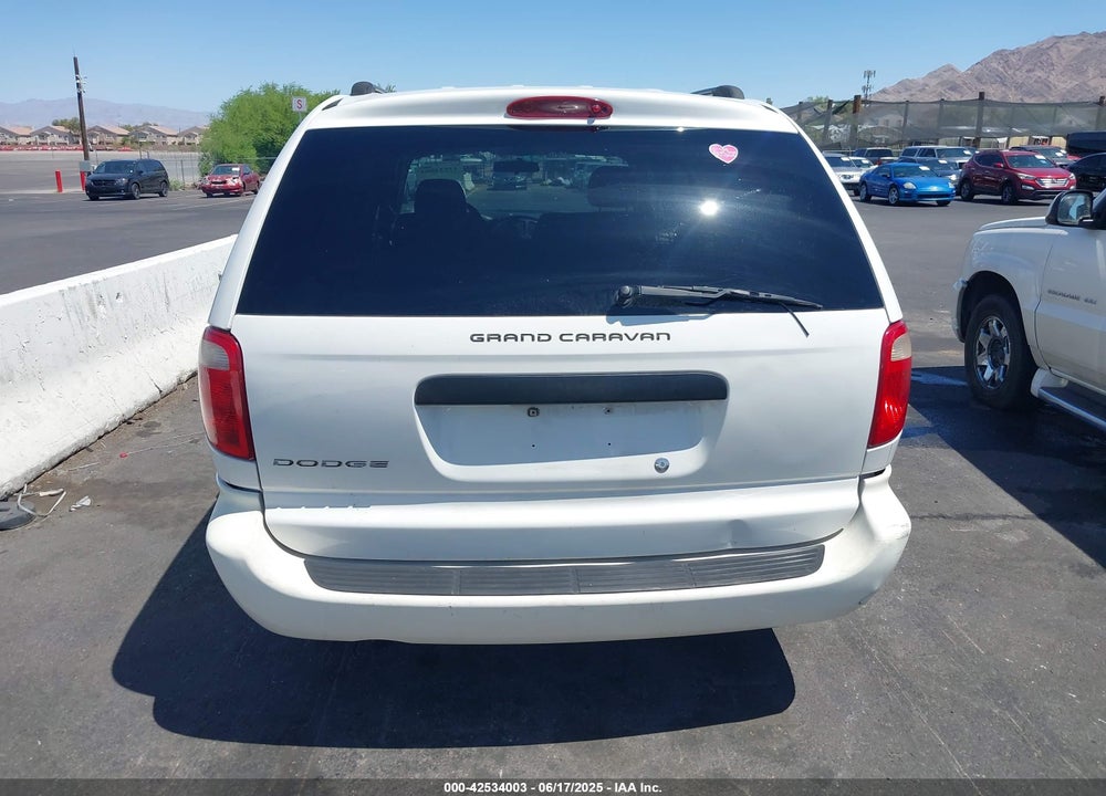 2007 DODGE GRAND CARAVAN SE VIN: 1D4GP24R97B167070