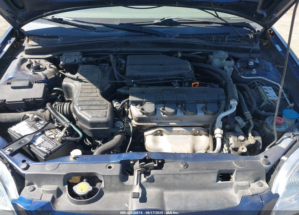 2001 HONDA CIVIC EX VIN: 1HGEM219X1L062767