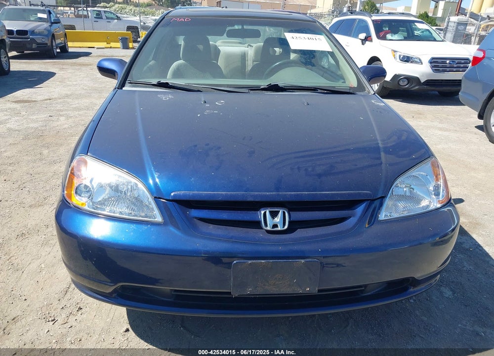 2001 HONDA CIVIC EX VIN: 1HGEM219X1L062767