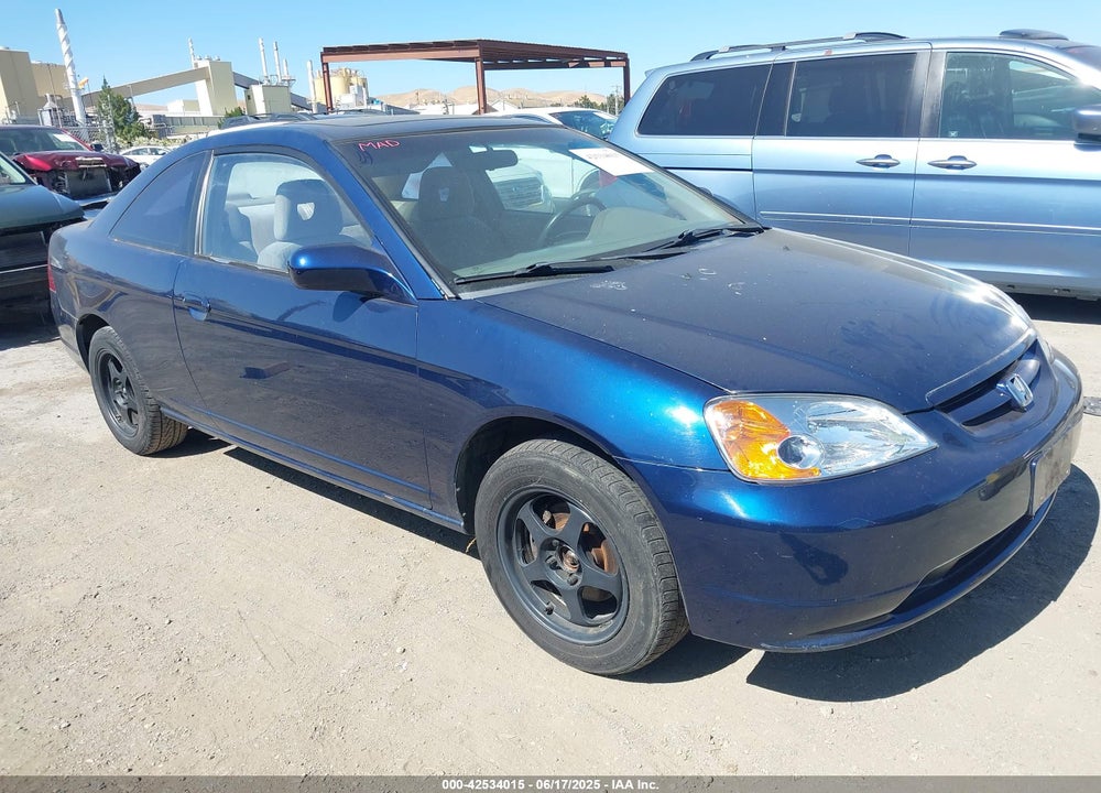 2001 HONDA CIVIC EX VIN: 1HGEM219X1L062767