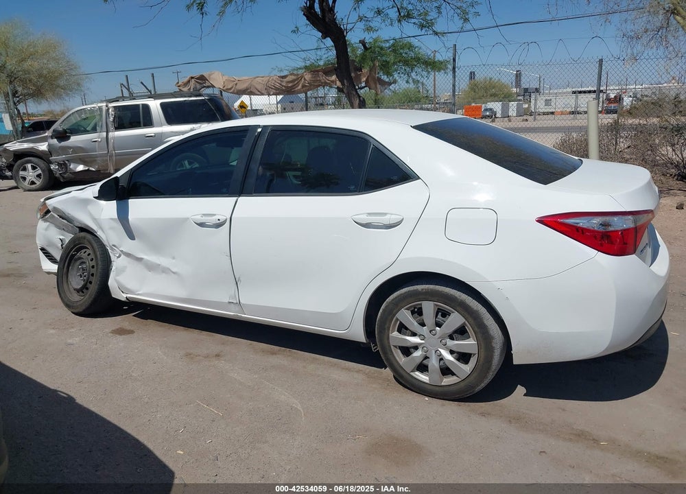 2016 TOYOTA COROLLA VIN: 2T1BURHE5GC612194