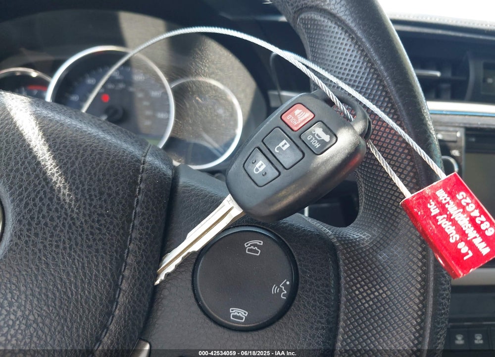 2016 TOYOTA COROLLA VIN: 2T1BURHE5GC612194