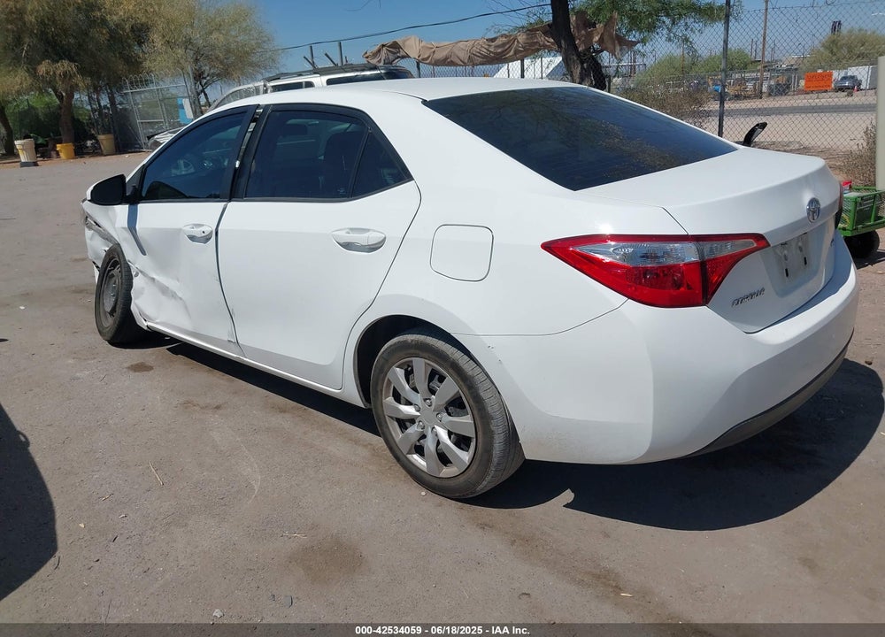 2016 TOYOTA COROLLA VIN: 2T1BURHE5GC612194
