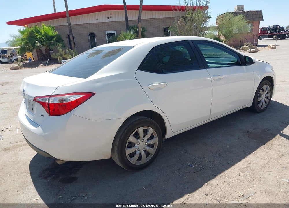 2016 TOYOTA COROLLA VIN: 2T1BURHE5GC612194