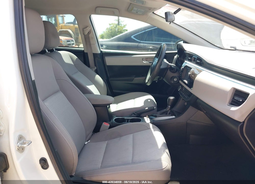 2016 TOYOTA COROLLA VIN: 2T1BURHE5GC612194