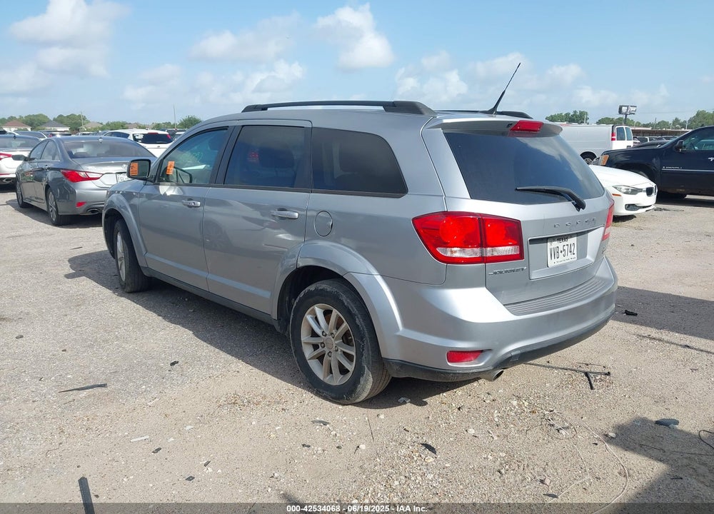 2016 DODGE JOURNEY VIN: 3C4PDCBG3GT202424