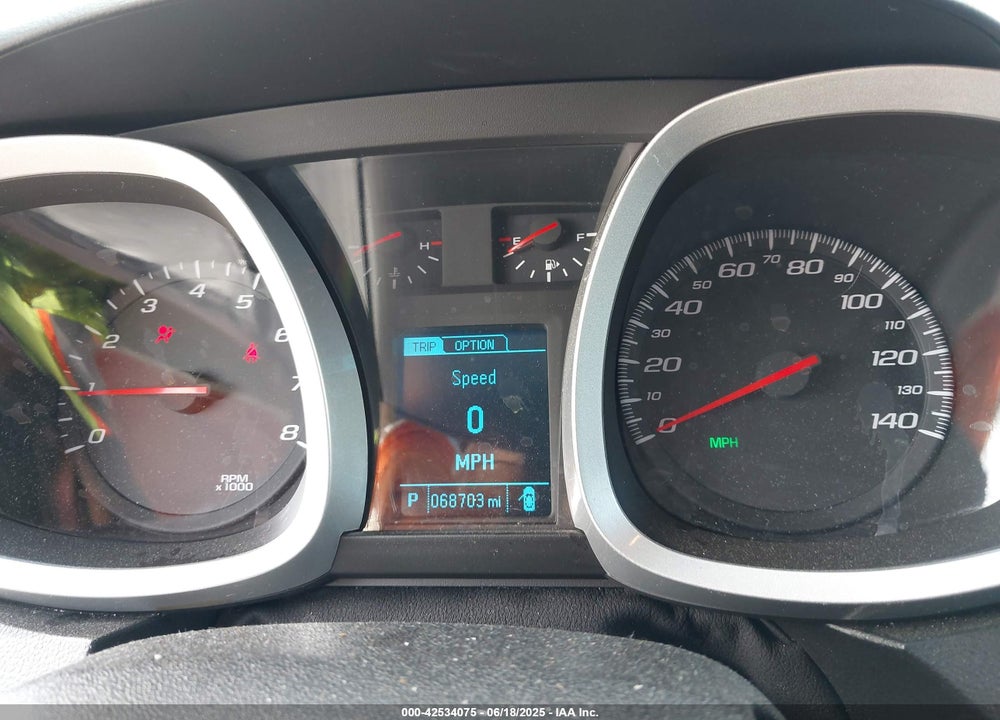 2013 CHEVROLET EQUINOX VIN: 1GNALDEK0DZ107653