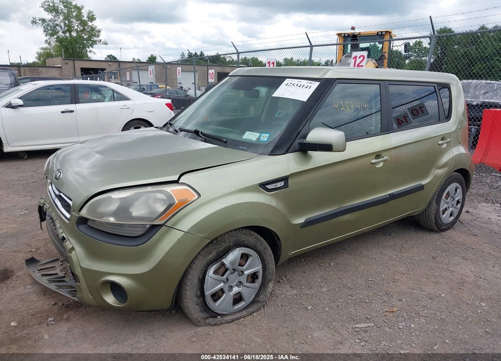 2013 KIA SOUL VIN: KNDJT2A54D7615066
