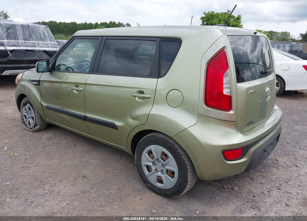 2013 KIA SOUL VIN: KNDJT2A54D7615066