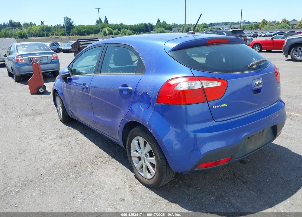 2013 KIA RIO EX VIN: KNADN5A33D6177828