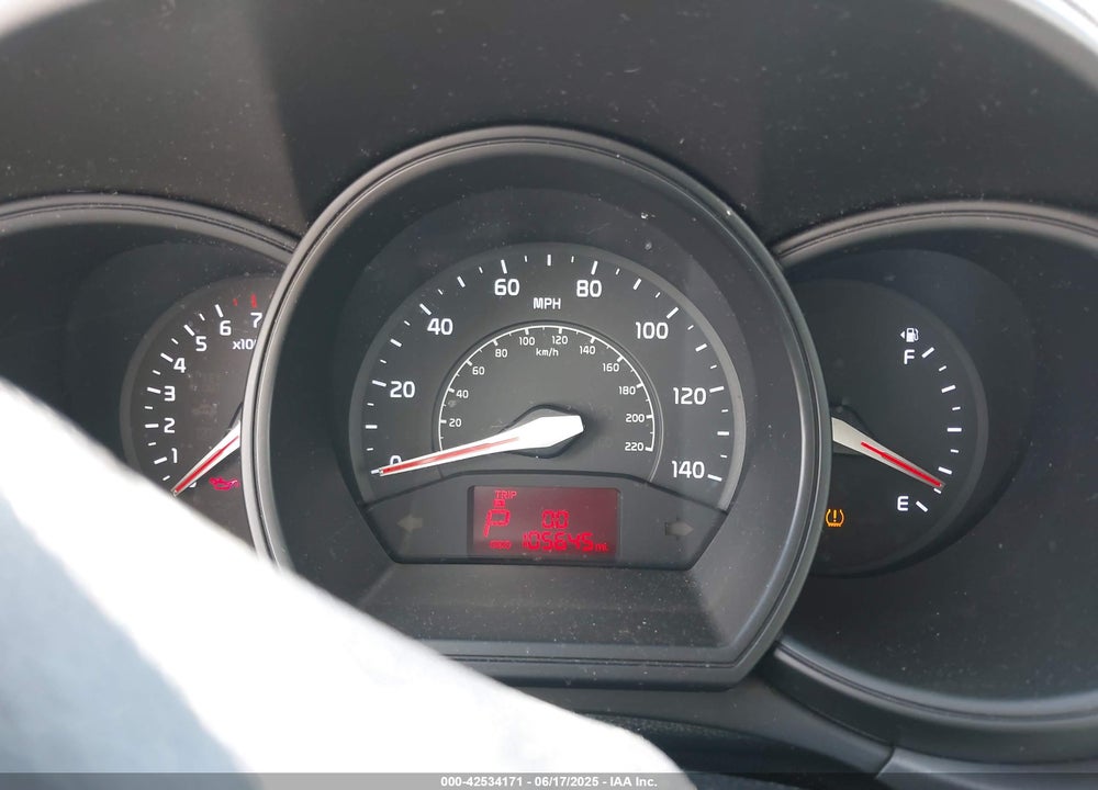 2013 KIA RIO EX VIN: KNADN5A33D6177828