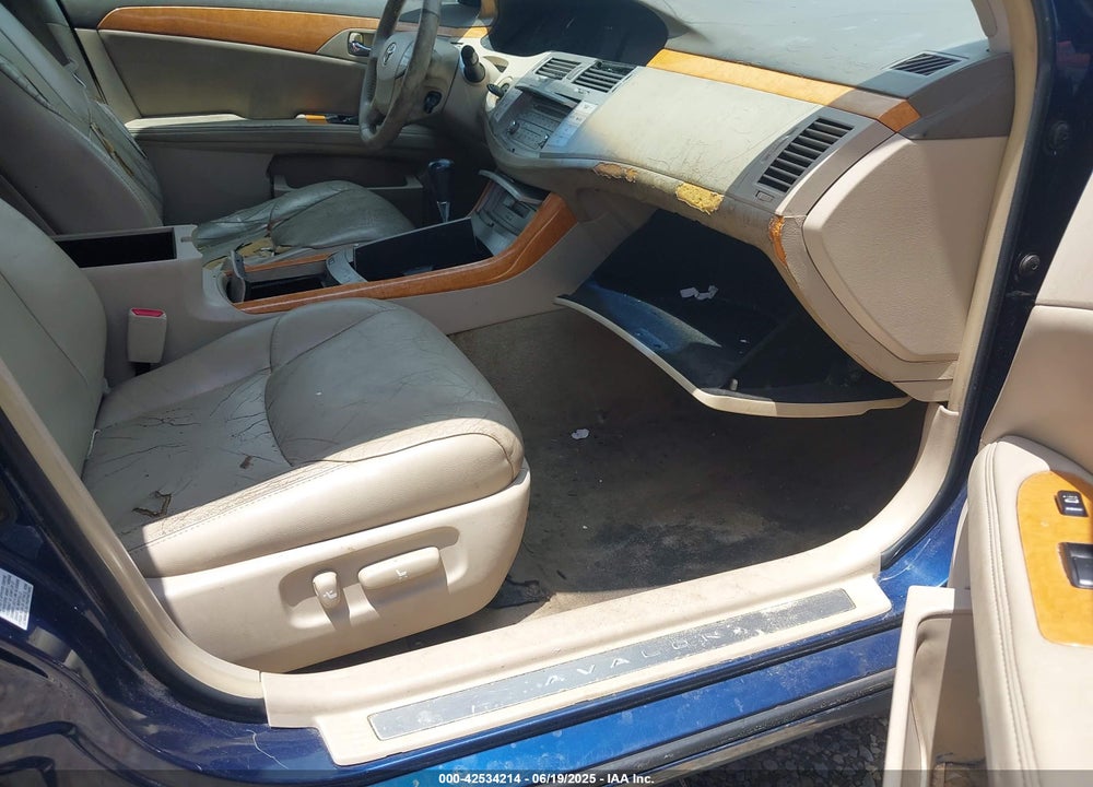 2006 TOYOTA AVALON VIN: 4T1BK36BX6U088372