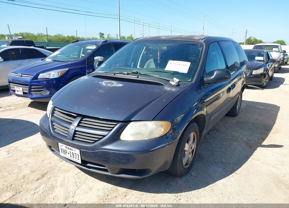 2007 DODGE CARAVAN SXT VIN: 1D4GP45R07B162348