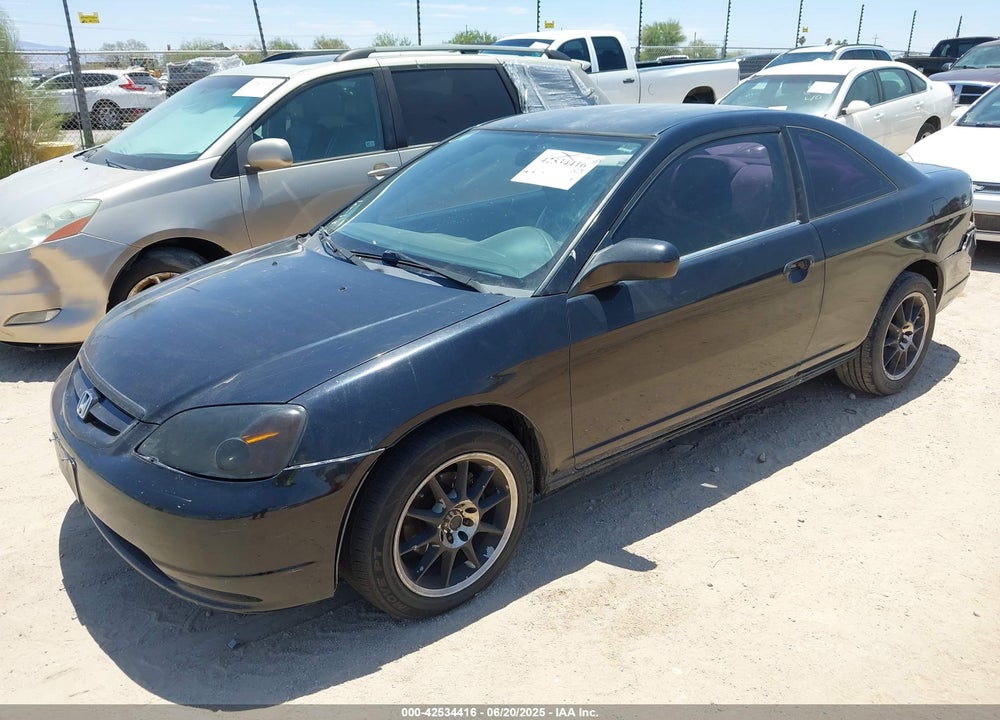 2001 HONDA CIVIC LX VIN: 1HGEM22581L048006