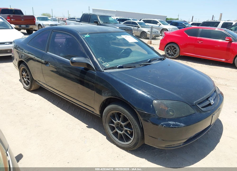 2001 HONDA CIVIC LX VIN: 1HGEM22581L048006