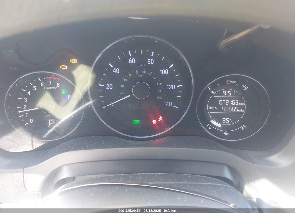 2019 HONDA HR-V VIN: 3CZRU5H37KM719697