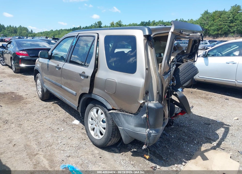 2006 HONDA CR-V EX VIN: SHSRD78866U438328