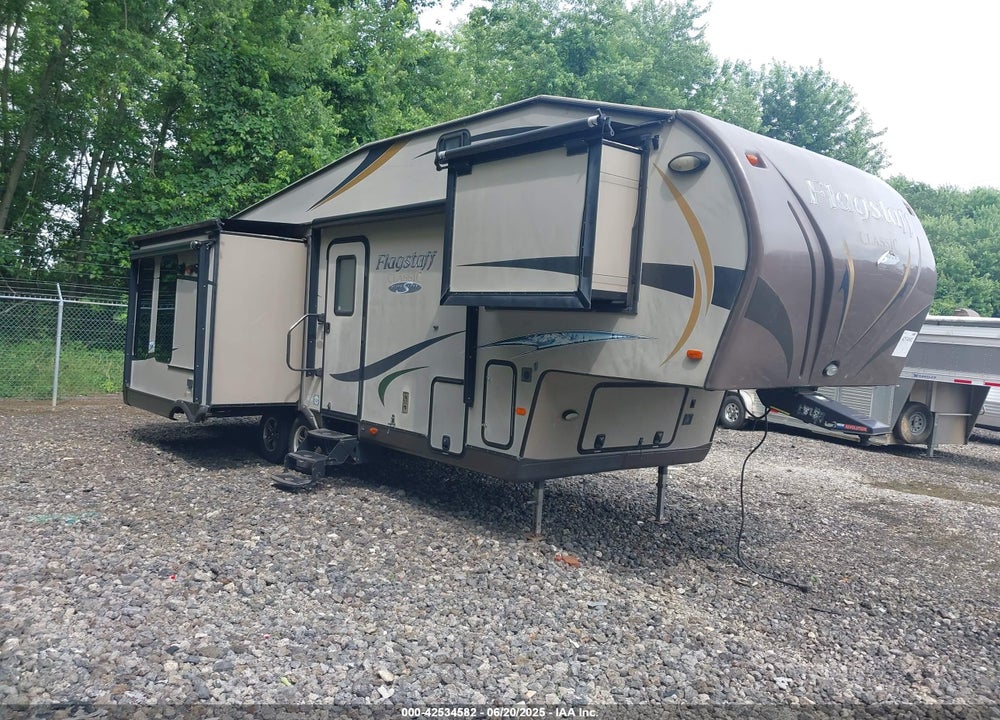 2013 FOREST RIVER FLAGSTAFF TRAVEL TRAILER VIN: 4X4FFLD28D1847588